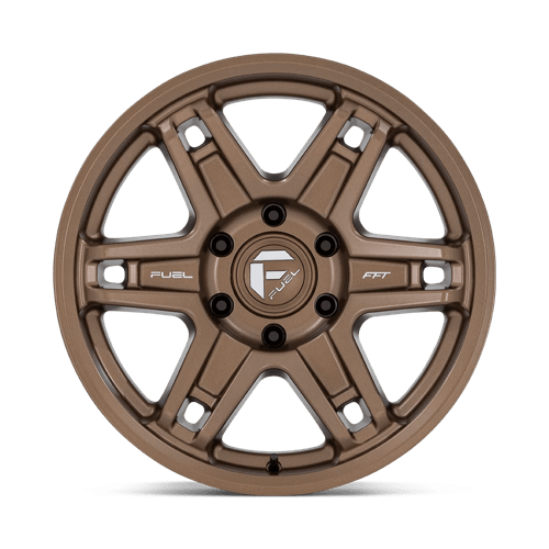 17X8.5 Fuel 1PC D837 SLAYER 5X5.0 1MM MATTE BRONZE