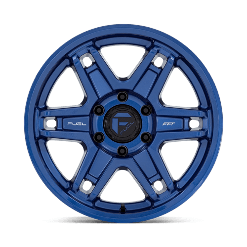 18X8.5 Fuel 1PC D839 SLAYER 6X5.5 -15MM DARK BLUE