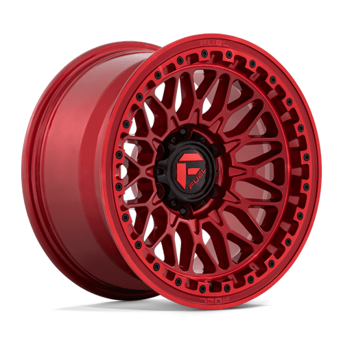 17X9 Fuel 1PC D758 TRIGGER 6X5.5 -12MM CANDY RED