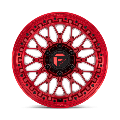 17X9 Fuel 1PC D758 TRIGGER 6X5.5 -12MM CANDY RED