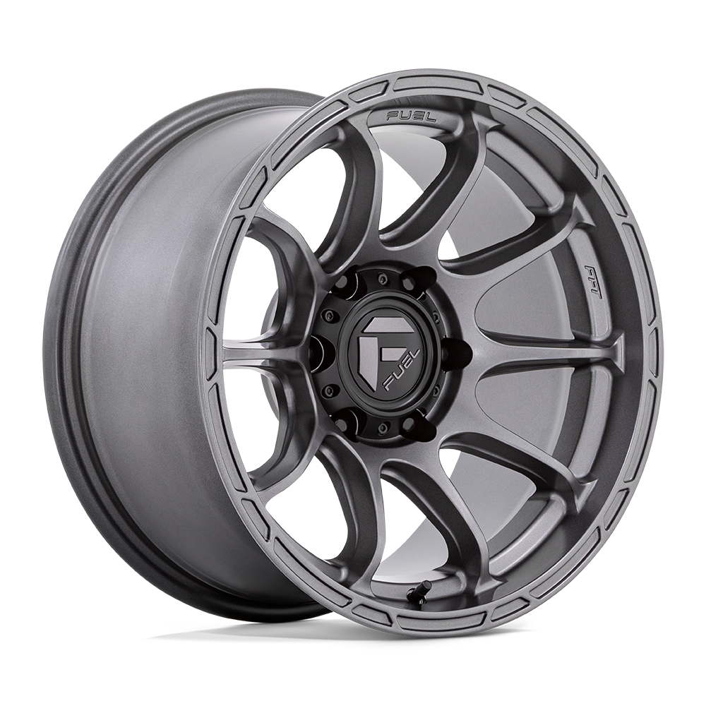 17X9 Fuel 1PC D793 VARIANT 6X5.5 1MM MATTE GUNMETAL