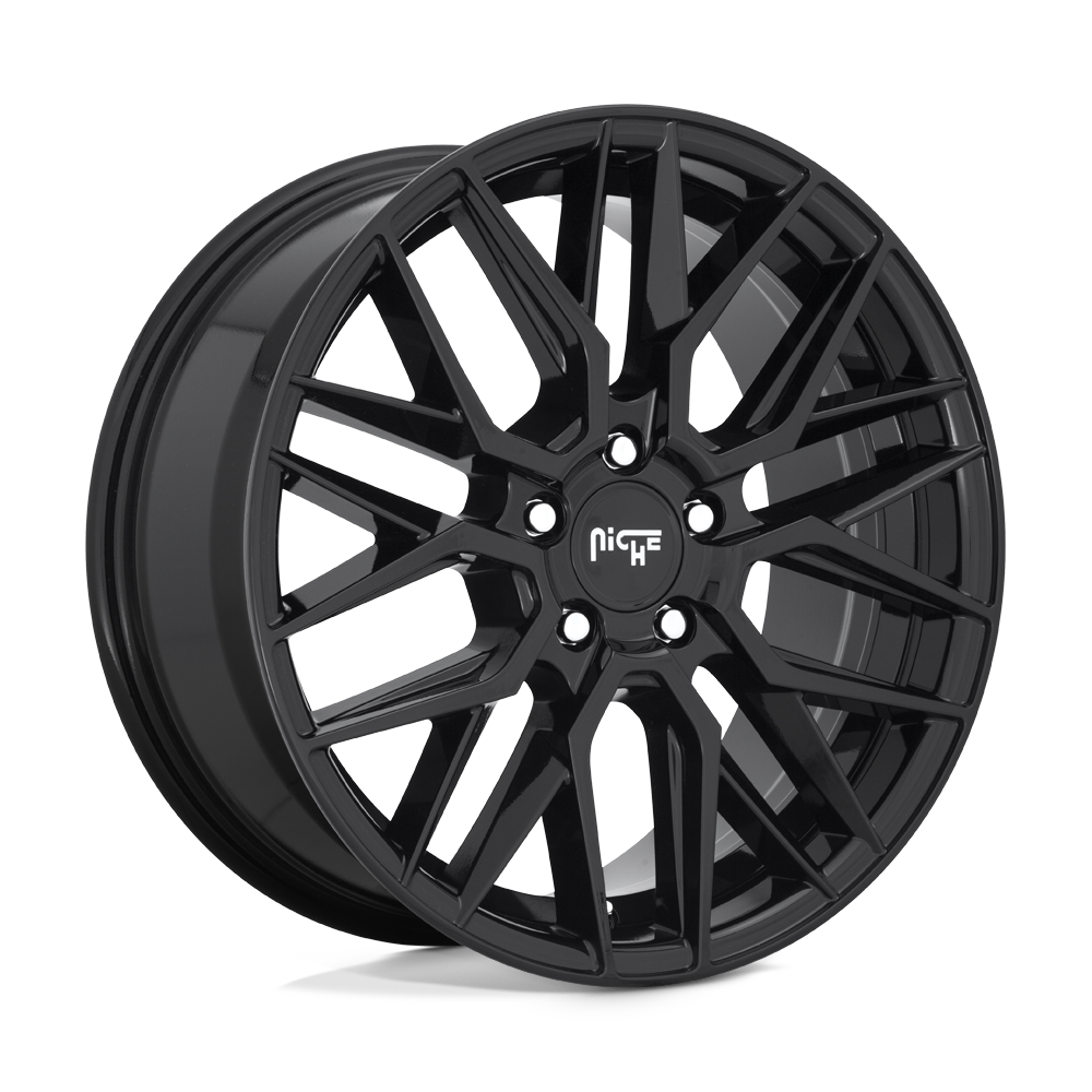 18X8 Niche 1PC M224 GAMMA 5X112 42MM GLOSS BLACK