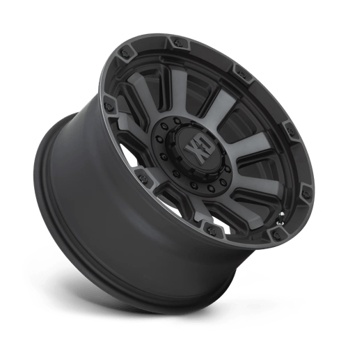 20X10 XD XD852 GAUNTLET 8X6.5 -18MM SATIN BLACK WITH GRAY TINT