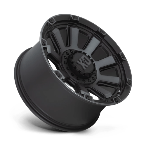 20X10 XD XD852 GAUNTLET 6X135/5.5 -18MM SATIN BLACK WITH GRAY TINT