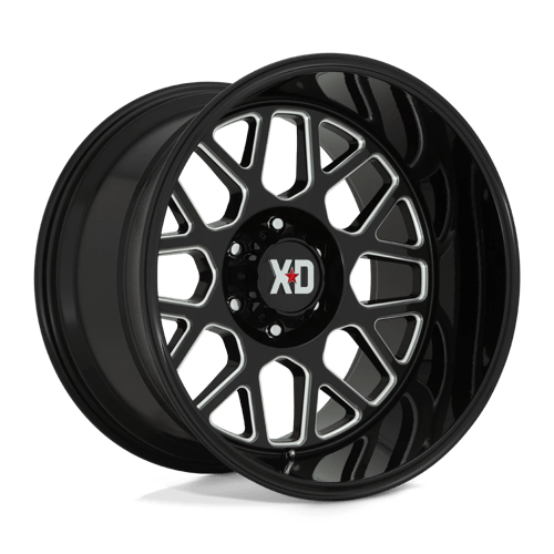 20X10 XD XD849 GRENADE 2 6X5.5 -18MM GLOSS BLACK MILLED