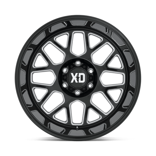 20X10 XD XD849 GRENADE 2 6X5.5 -18MM GLOSS BLACK MILLED