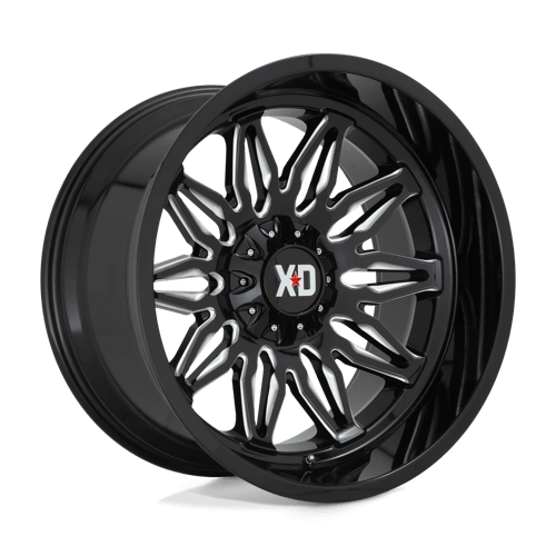 22X10 XD XD859 GUNNER 5X5.0/5.5 -18MM GLOSS BLACK MILLED