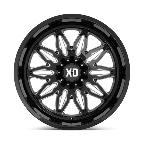 20X10 XD XD859 GUNNER 5X5.0/5.5 -18MM GLOSS BLACK MILLED