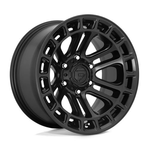 20X10 Fuel 1PC D718 HEATER 6X5.5 -18MM MATTE BLACK