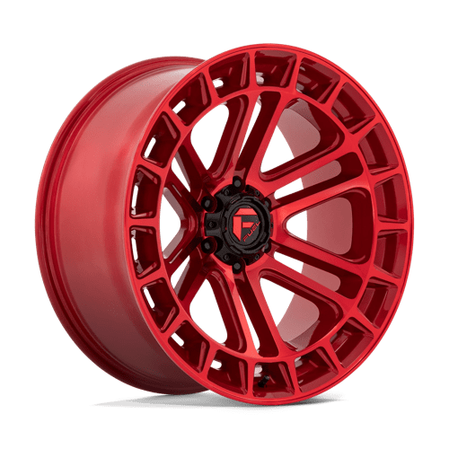 22X10 Fuel 1PC D719 HEATER 6X135 -13MM CANDY RED MACHINED