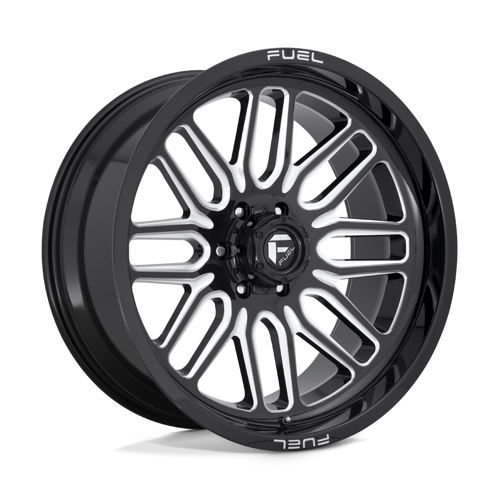 22X12 Fuel 1PC D662 IGNITE 8X6.5 -43MM GLOSS BLACK MILLED