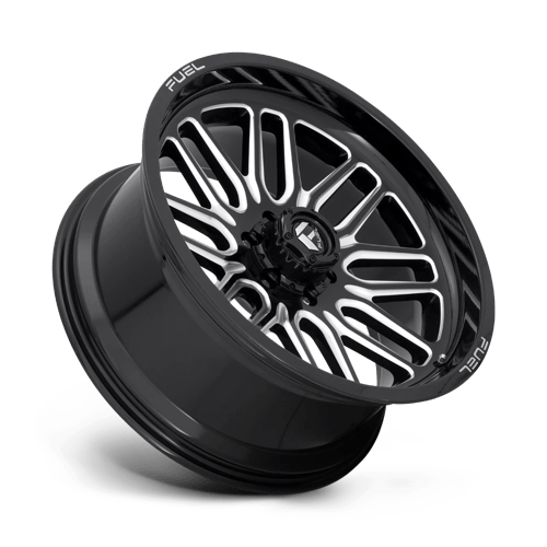 20X10 Fuel 1PC D662 IGNITE 6X135 -18MM GLOSS BLACK MILLED