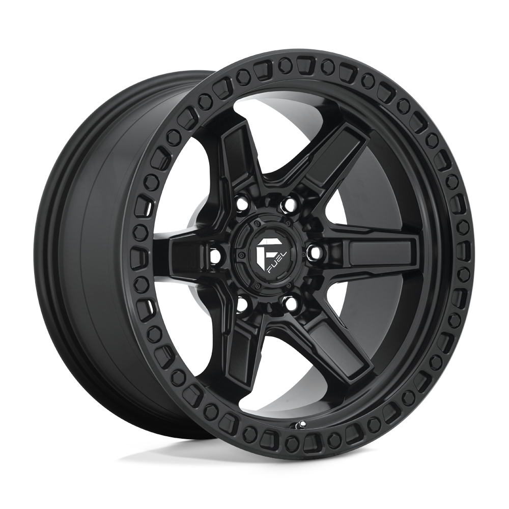 17X9 Fuel 1PC D697 KICKER 6X5.5 -12MM MATTE BLACK