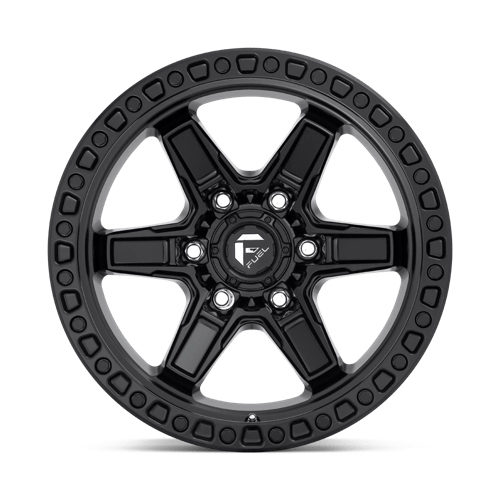 17X9 Fuel 1PC D697 KICKER 6X5.5 -12MM MATTE BLACK