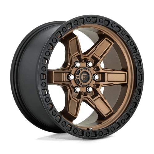 17X9 Fuel 1PC D699 KICKER 6X4.5 12MM MATTE BRONZE BLACK BEAD RING