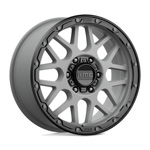 18X8.5 KMC KM535 GRENADE OFF-ROAD 6X135 35MM MATTE GRAY MATTE BLACK LIP