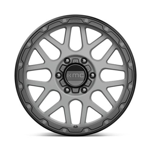 18X8.5 KMC KM535 GRENADE OFF-ROAD 6X135 35MM MATTE GRAY MATTE BLACK LIP