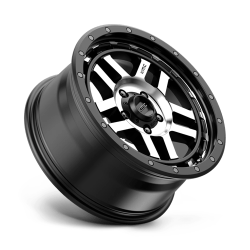 18X8.5 KMC KM540 RECON 5X5.0 0MM SATIN BLACK MACHINED