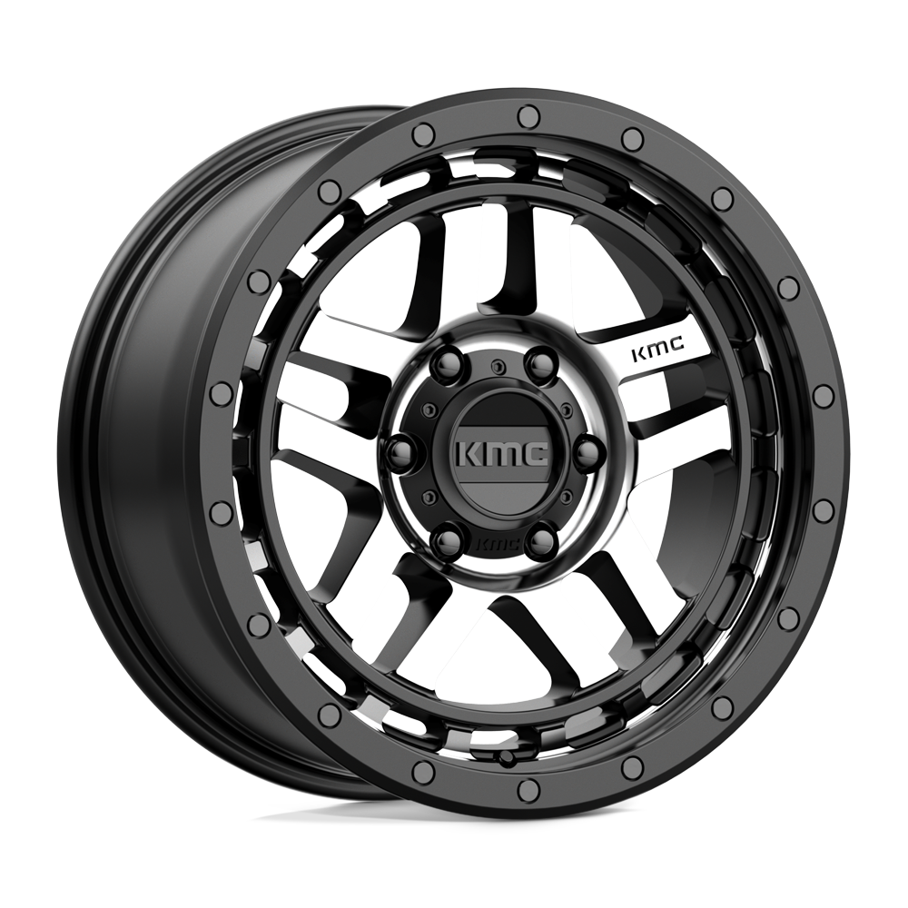 18X8.5 KMC KM540 RECON 6X5.5 18MM SATIN BLACK MACHINED