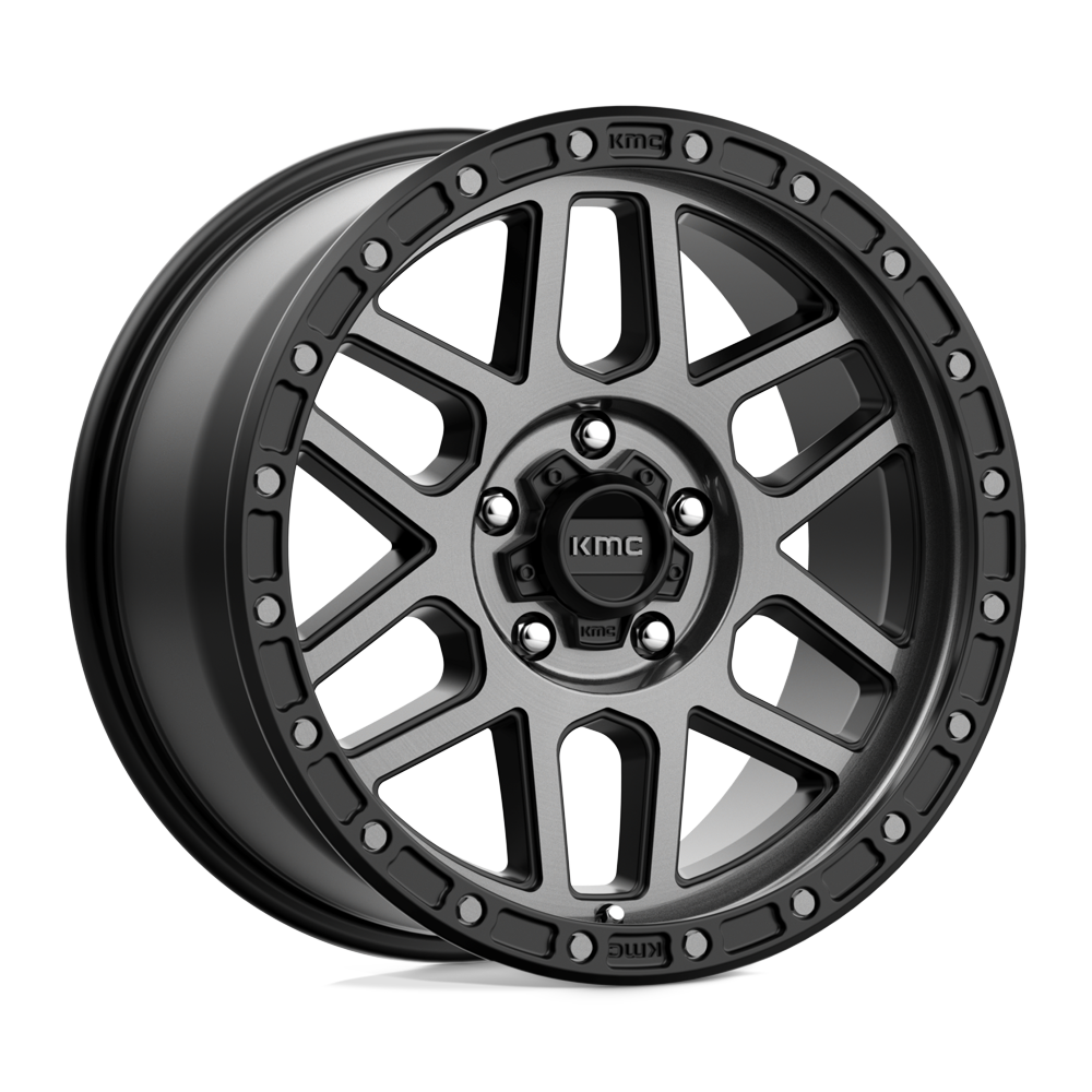 18X9 KMC KM544 MESA 5X150 25MM SATIN BLACK WITH GRAY TINT