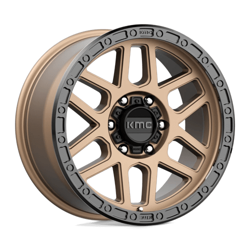 18X9 KMC KM544 MESA 6X5.5 18MM MATTE BRONZE WITH BLACK LIP