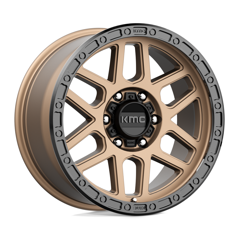 18X9 KMC KM544 MESA 6X4.5 18MM MATTE BRONZE WITH BLACK LIP