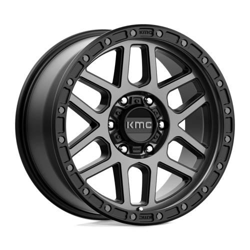 18X9 KMC KM544 MESA 6X5.5 18MM SATIN BLACK WITH GRAY TINT