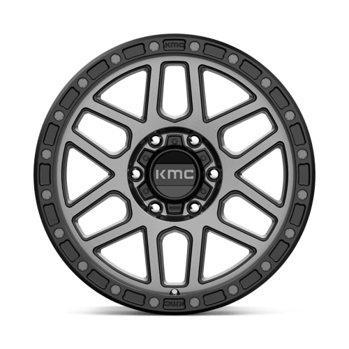 18X9 KMC KM544 MESA 6X5.5 18MM SATIN BLACK WITH GRAY TINT