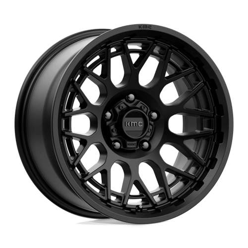 18X9 KMC KM722 TECHNIC 5X5.0 18MM SATIN BLACK