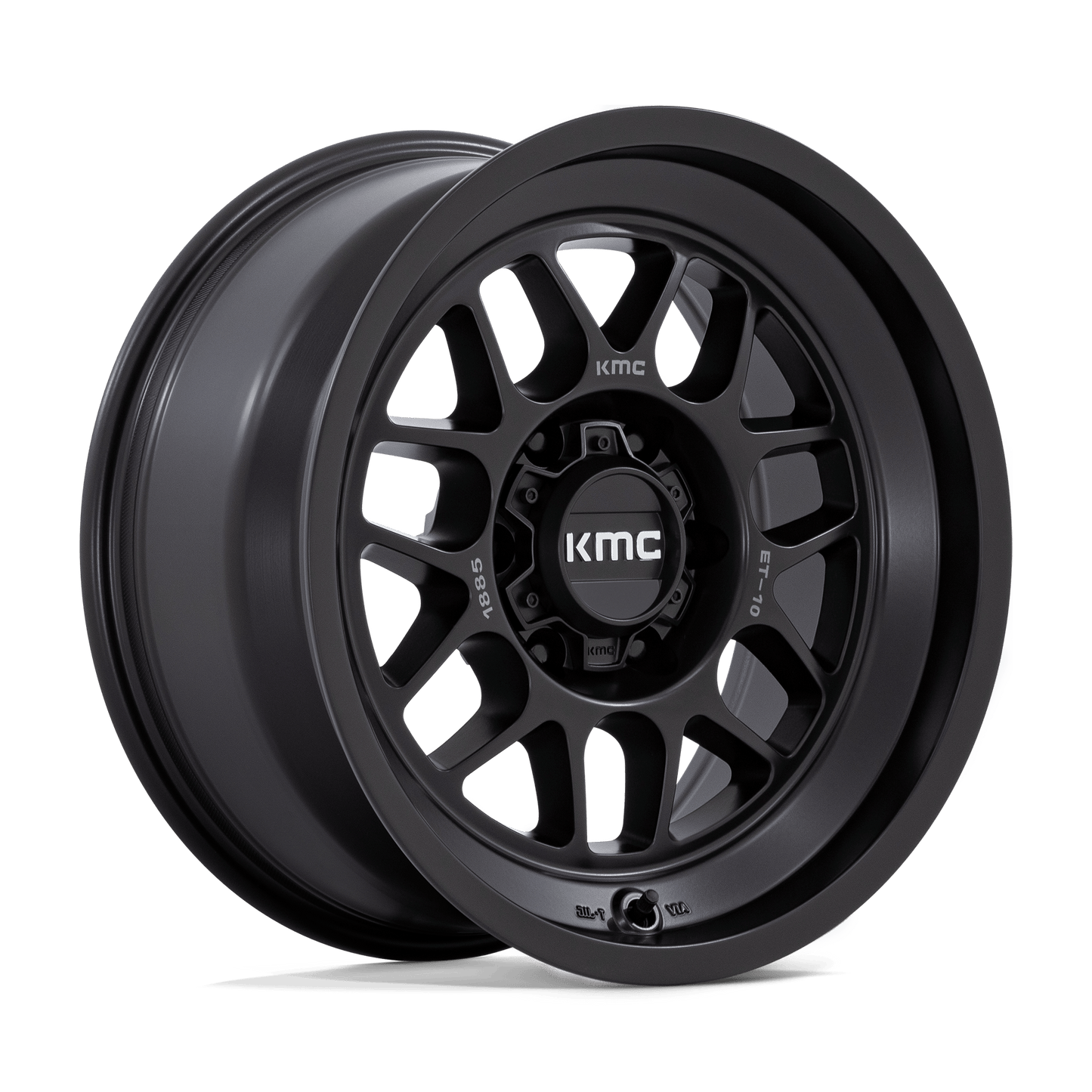 18X8.5 KMC KM725 TERRA 5X5.0 -10MM SATIN BLACK