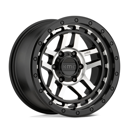 18X8.5 KMC KM540 RECON 5X5.0 0MM SATIN BLACK MACHINED