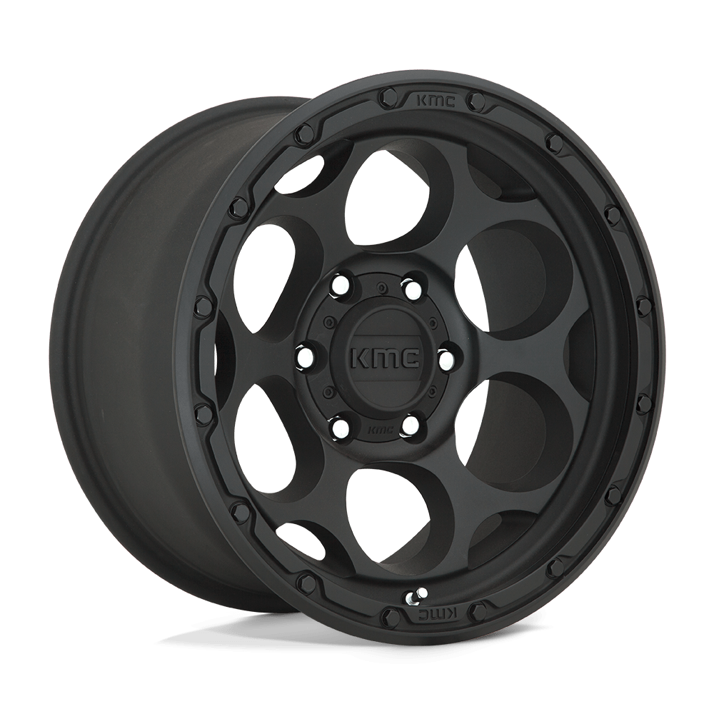 18X8.5 KMC KM541 DIRTY HARRY 6X5.5 18MM TEXTURED BLACK