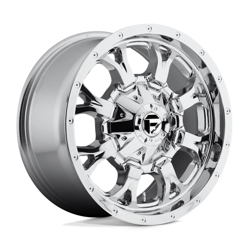 20X9 Fuel 1PC D516 KRANK 6X135/5.5 1MM CHROME PLATED