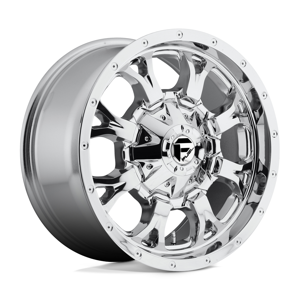 20X9 Fuel 1PC D516 KRANK 6X135/5.5 1MM CHROME PLATED