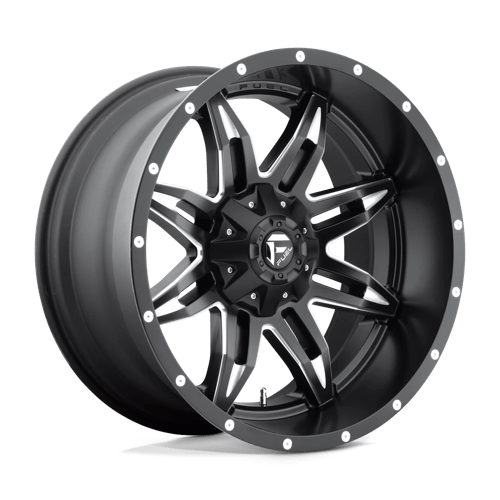 15X8 Fuel 1PC D567 LETHAL 5X4.5/4.75 -18MM MATTE BLACK MILLED