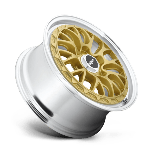 18X8.5 Rotiform R156 LSR 5X112 45MM MATTE GOLD MACHINED