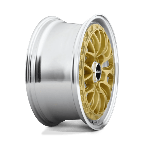 18X8.5 Rotiform R156 LSR 5X112 45MM MATTE GOLD MACHINED