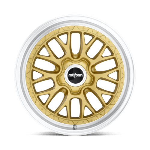 18X8.5 Rotiform R156 LSR 5X112 45MM MATTE GOLD MACHINED