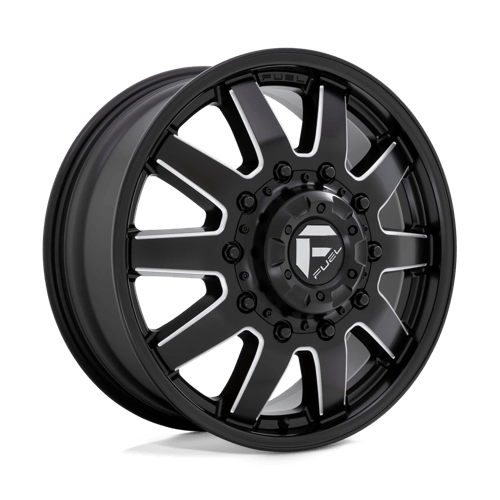 20X8.25 Fuel 1PC D538 MAVERICK 10X225 105MM MATTE BLACK MILLED