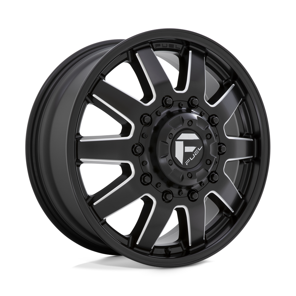 20X8.25 Fuel 1PC D538 MAVERICK 10X225 105MM MATTE BLACK MILLED