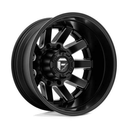 22X8.25 Fuel 1PC D538 MAVERICK 8X200 -176MM MATTE BLACK MILLED