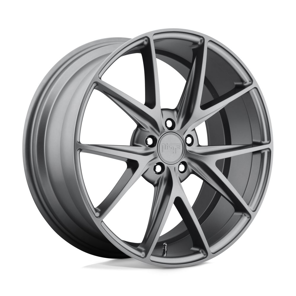 18X8 Niche 1PC M116 MISANO 5X4.5 40MM MATTE GUN METAL