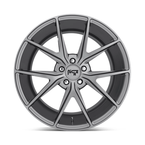 18X8 Niche 1PC M116 MISANO 5X4.5 40MM MATTE GUN METAL