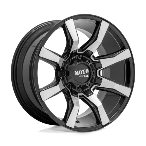 20X10 Moto Metal MO804 SPIDER 5X5.5/150 -18MM GLOSS BLACK MACHINED