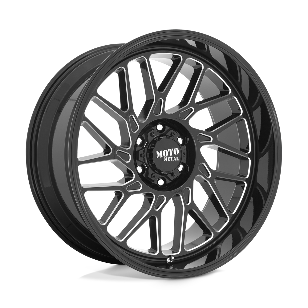 20X10 Moto Metal MO805 8X180 -18MM GLOSS BLACK MILLED