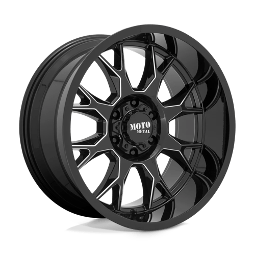 20X9 Moto Metal MO806 5X5.0 0MM GLOSS BLACK MILLED