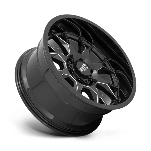 20X9 Moto Metal MO806 5X5.0 0MM GLOSS BLACK MILLED