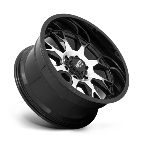 22X12 Moto Metal MO806 6X5.5 -44MM GLOSS BLACK MACHINED