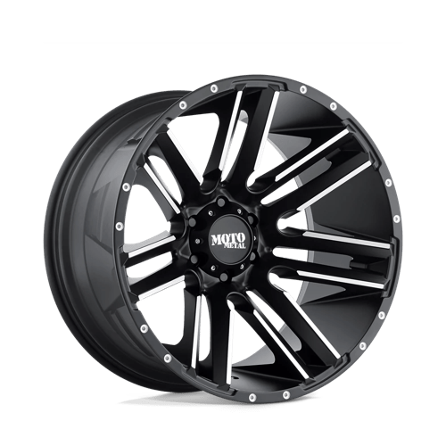 20X10 Moto Metal MO978 RAZOR 5X5.0 -24MM SATIN BLACK MACHINED