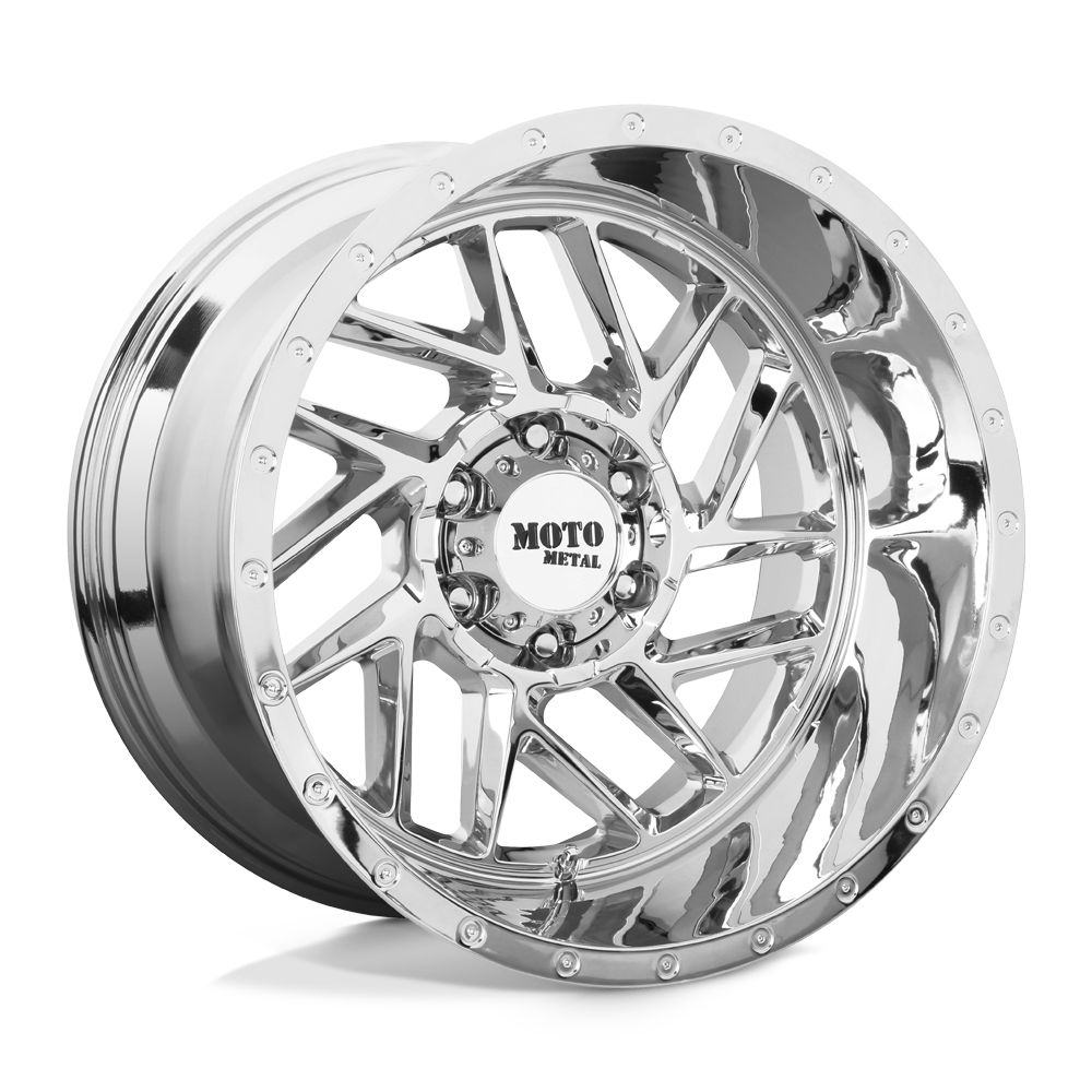 16X8 Moto Metal MO985 BREAKOUT 6X120 -6MM CHROME